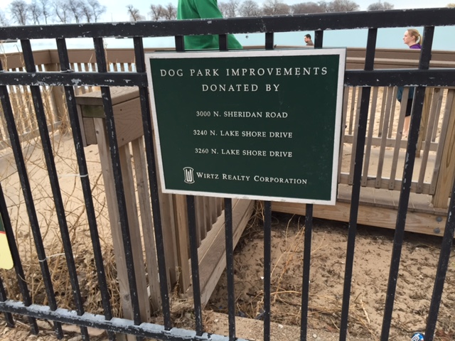 Belmont Harbor DFA off-leash dog park in Lakeview / Uptown, Chicago